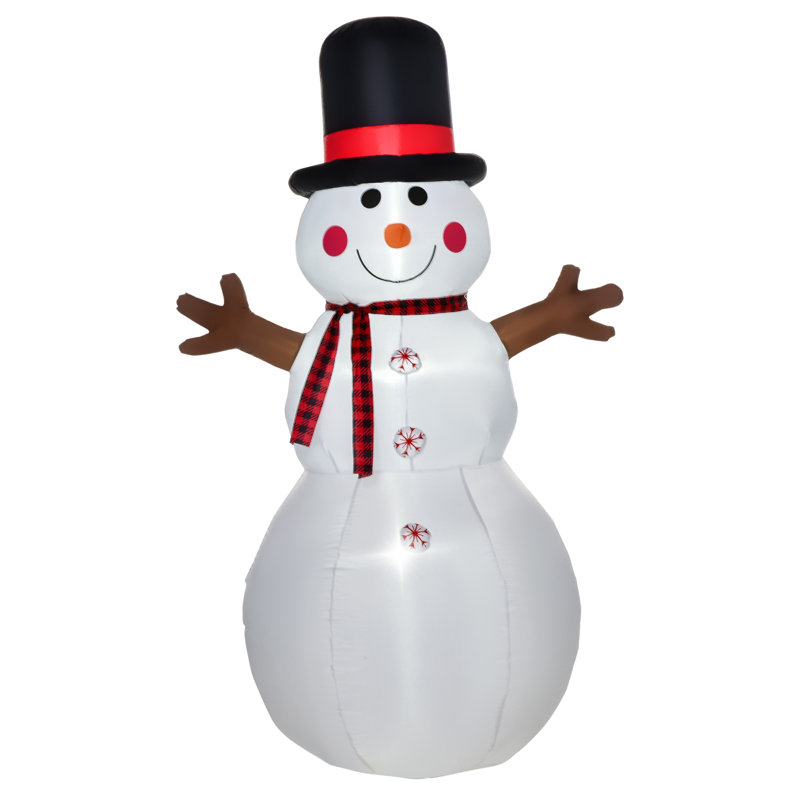 Bonhomme de neige gonflable de Noël