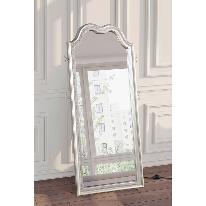 Miroir de plancher à DEL Evangeline