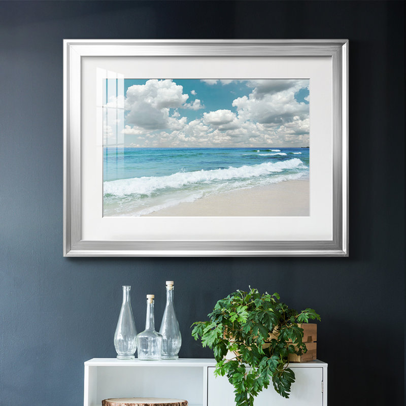 Beach Bliss, H 19 po x l 27 po x P 1,5 po, Argent
