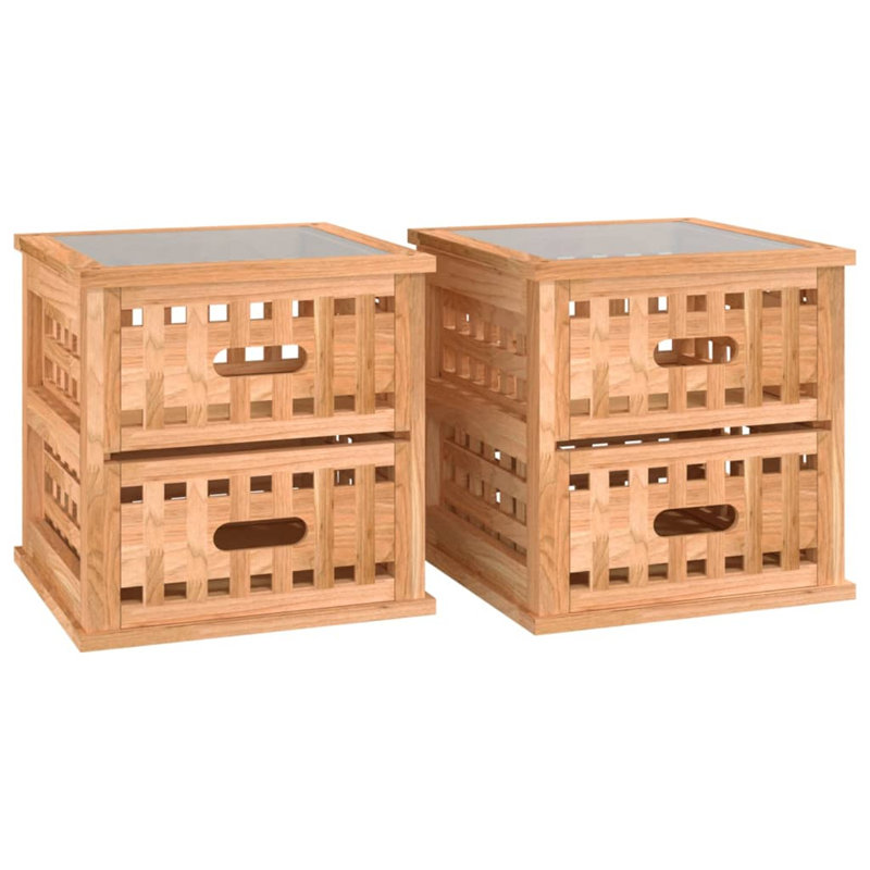 34cm W Bedside Table