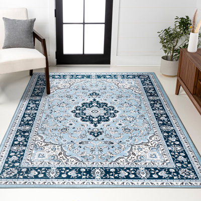 Arignote Modern Persian Floral Blue/Navy Rug