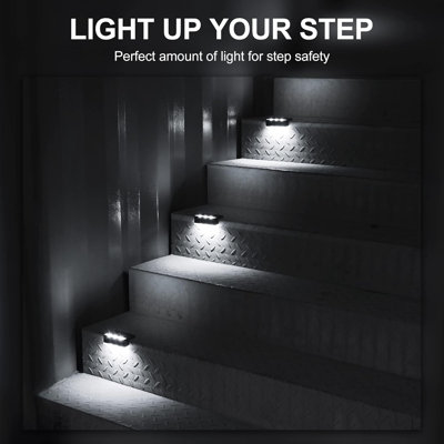 Stainless Steel Solar Powered Step Light Pack