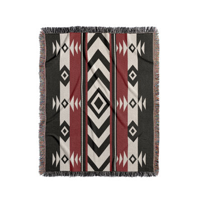 Fika South Western Cotton Blend Blanket Throw