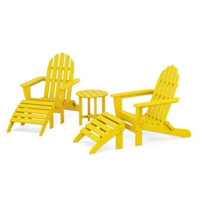 Ensemble décontracté 5 pièces POLYWOOD Classic Adirondack