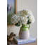 Vase en terre cuite avec glacis vert et finition brun clair naturel