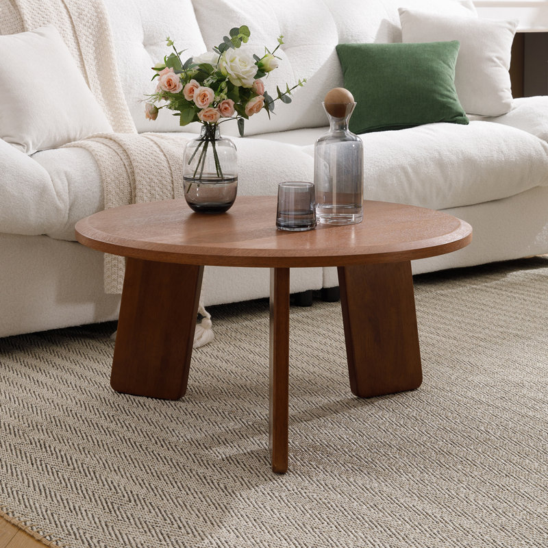 Table basse Mid Century Modern, Brun