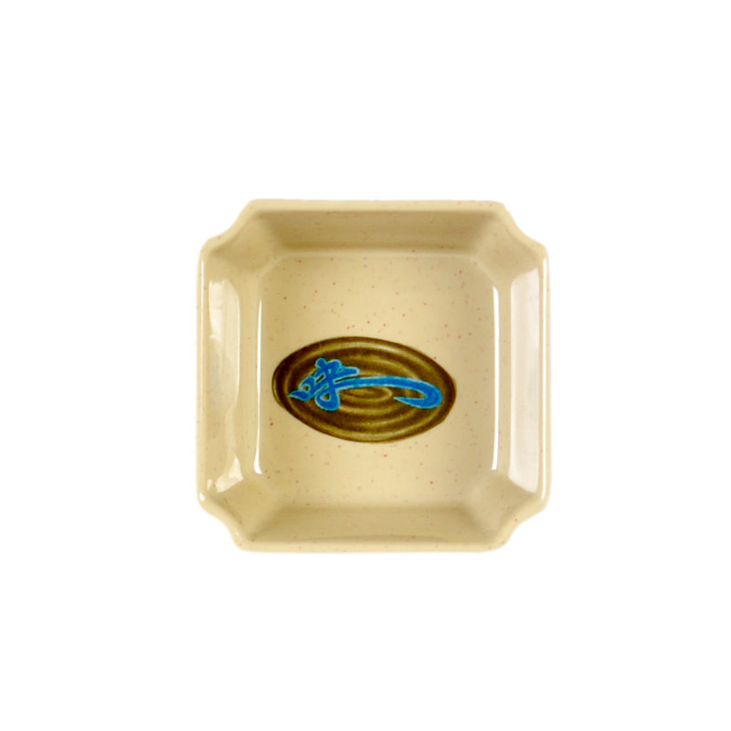 Wei 4 oz. Melamine Square Bowl