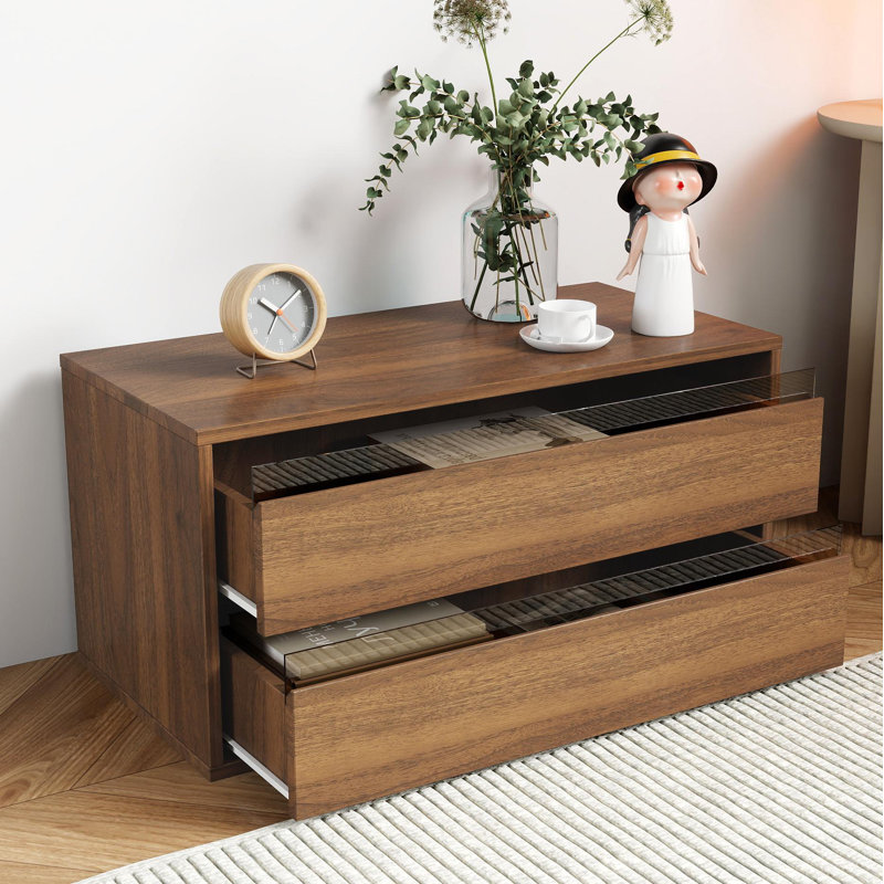 2-Drawer Chest For Bedroom, 28" W