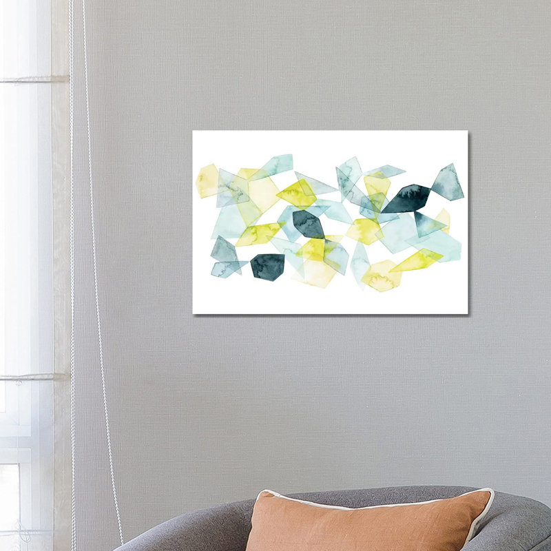 Seaglass Abstract I by Grace Popp - Wrapped Canvas Painting, 66.04 cm H x 45.72 cm W x 3.175 cm D