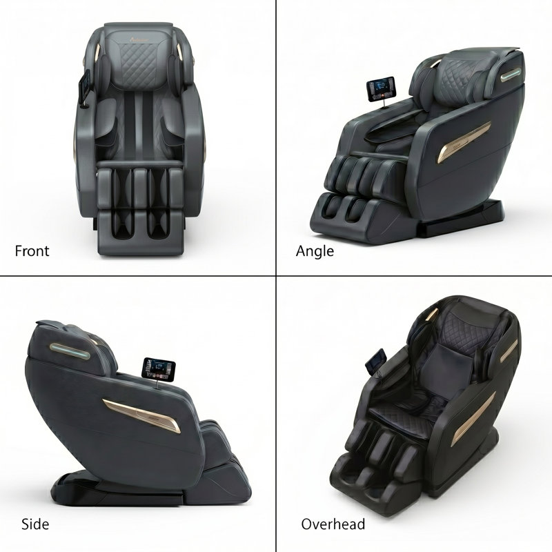 Lashayna Full Body 4D Massage Chair with Zero Gravity, AI Voice Control, Heat Therapy, 58" SL Track, 48 Airbags - King Size Design, Customizable Massage Programs, Perfect for Home Relaxation