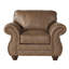 Macalla Upholstered Armchair with Ottoman-2069270784
