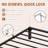 10 Inch Queen Bed Frame, Heavy Duty Metal Platform Bed Frame with Durable Iron Slat Support and Legs, No Box Spring Required, No Screws Needed, Support Up to 800 LBS-1363768717