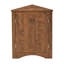 Armoire de rangement triangulaire pour salle de bain avec tablettes réglables-868376556
