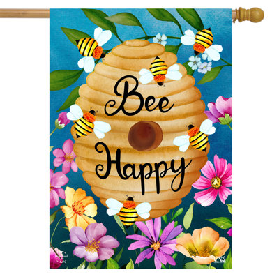 Drapeau «Happy Beehive House»