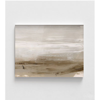 Brushed Pavement I By Jennifer Paxton Parker, Abstract Watercolor Wall Art, Brown Nature Landscape Wall Art, Modern Painting Print