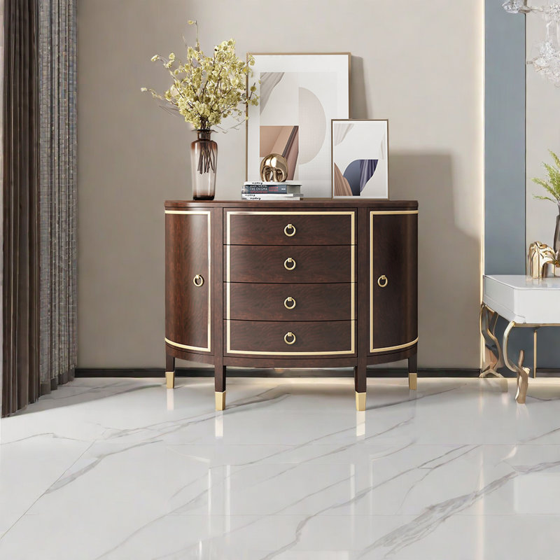 Buffet Calogero de 39,37 po, Brun noyer