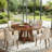 47 Inch Wood Dining Table Round Dining Table (Just 1pcs Dining Table)-105763249