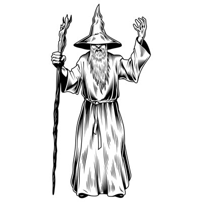 Support en carton 85 "Wizard