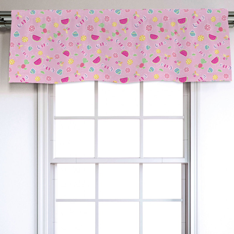 Sateen Ruffled Window Valance