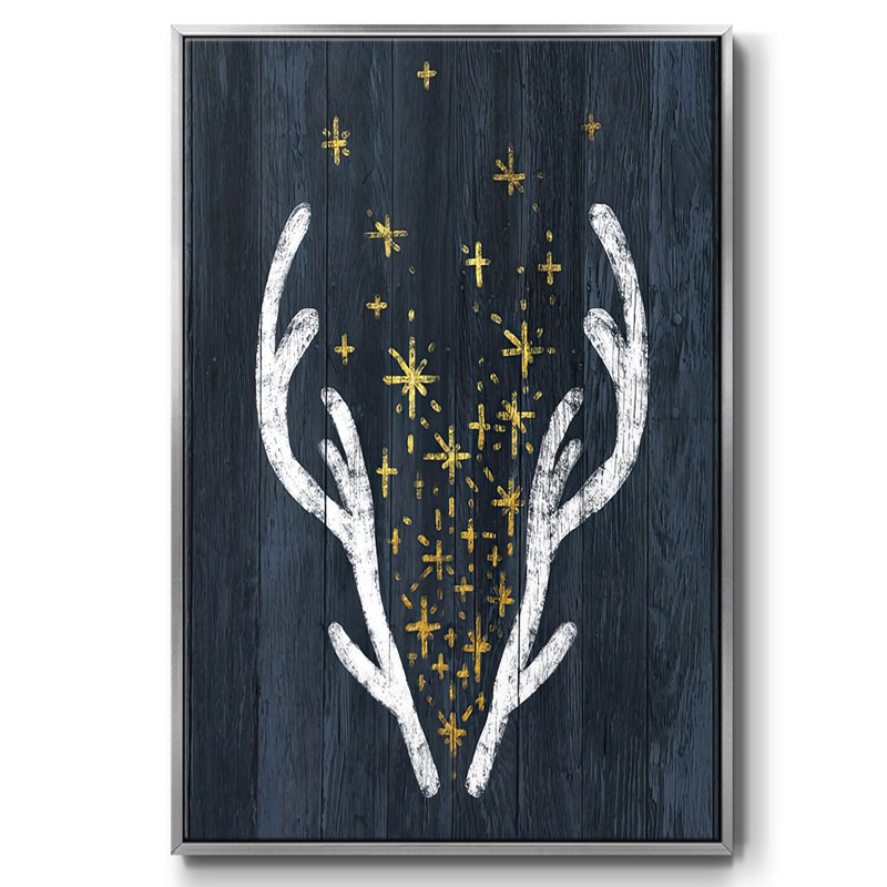 Bois et magie, H 25 po x l 17 po x P 1,5 po, Argent