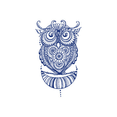 Décalcomanie murale hibou Shelia
