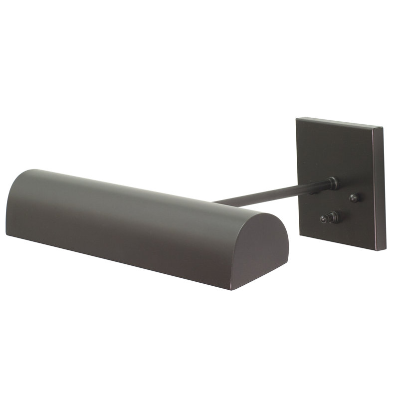 Classic Dimmable Wall Mounted Picture Light, 4.5" H x 9.25" W x 8"D, Mahogany Bronze