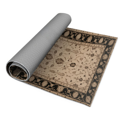 Tapis d'intérieur et d'extérieur brun français