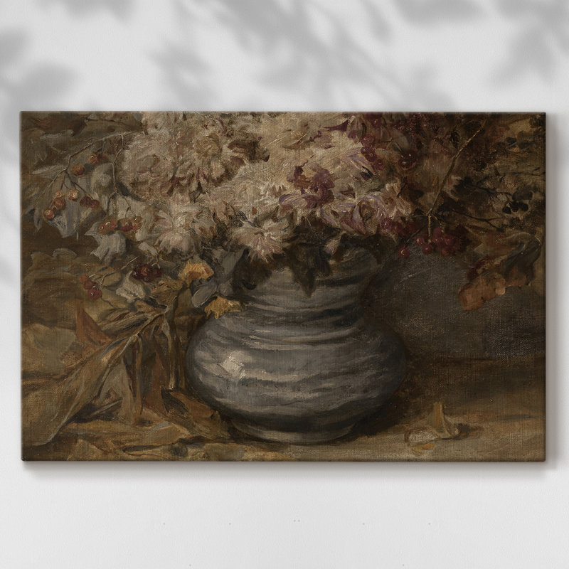 Motif floral rétro-XCI -Galerie, 12 x 18