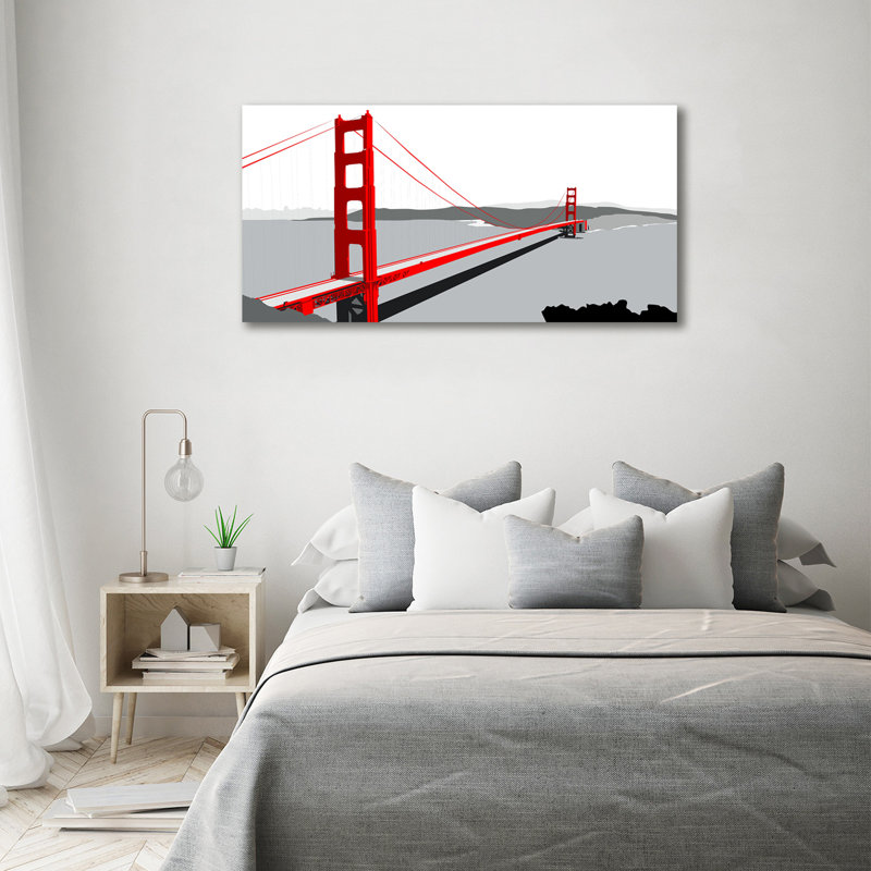 San Francisco Bridge - Wrapped Canvas Print