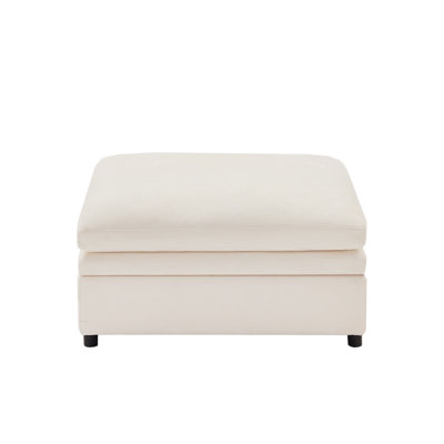 37.4" Wide Rectangle Standard Storage Ottoman