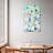 Avery White Orchids On Blue-115941944