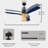 Ceiling Fan with Light Kit-1662170201