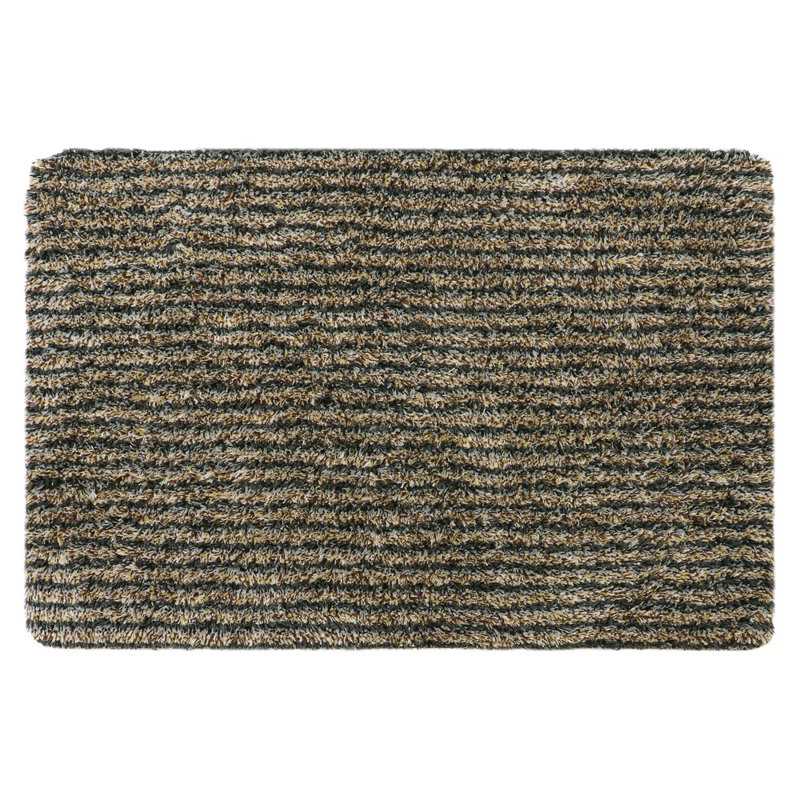 Kensington Non-Slip Striped Indoor Doormat, 1.2cm H x 50cm W x 75cm D