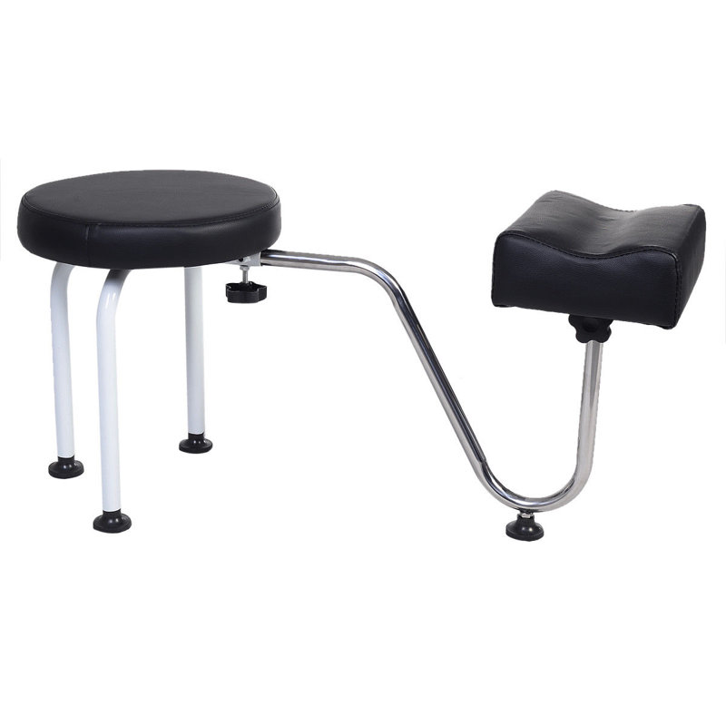 Metal Accent Stool, Black