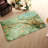 Soft Non-Woven Floral Printed Rug with Intricate Detailing and Vibrant Colors for a Cozy and Elegant Home Decor Accent Piece-128673230