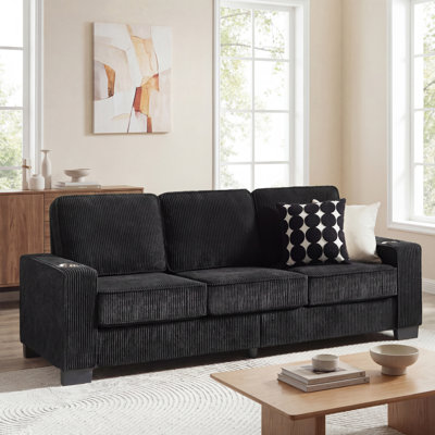 3 Seater Corduroy Sofa
