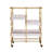 Serving Cart With Adjustable Trays For Various Settings-646691818