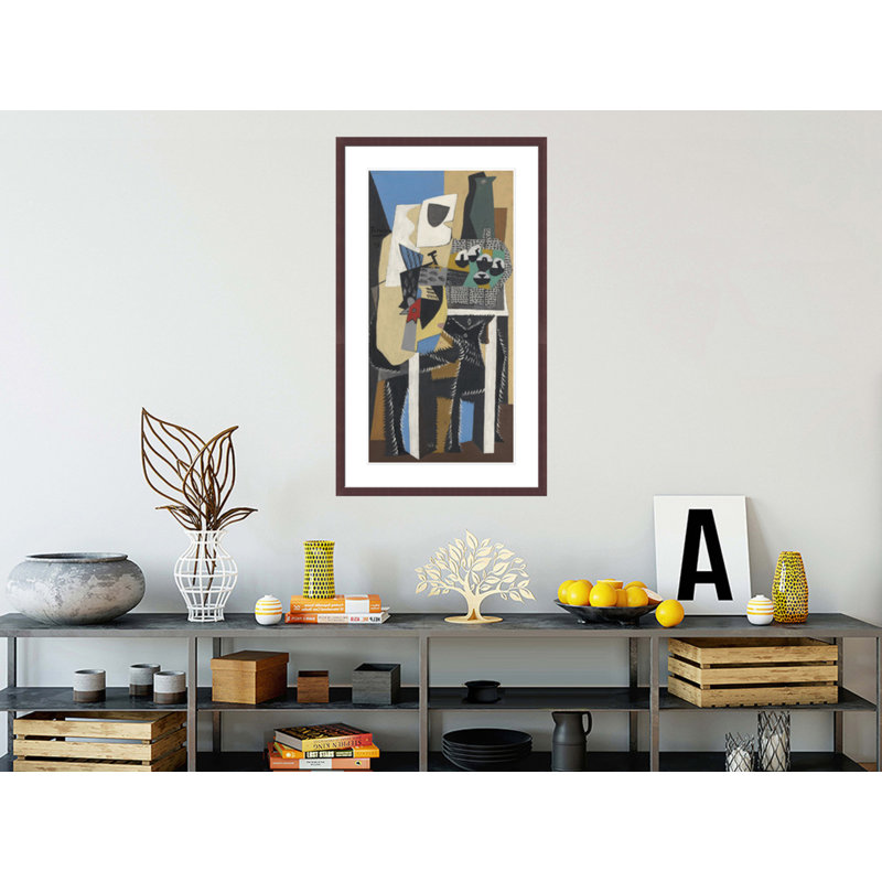 «Dog and Cock» par Pablo Picasso, impression giclée sur cadre, H 41,5 po x l 24,32 po