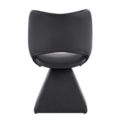Comfortable Black Metal Dining Chairs, Modern Style For Kitchen & Home