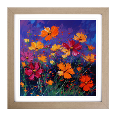 Cosmos Fauvism - Framed Print