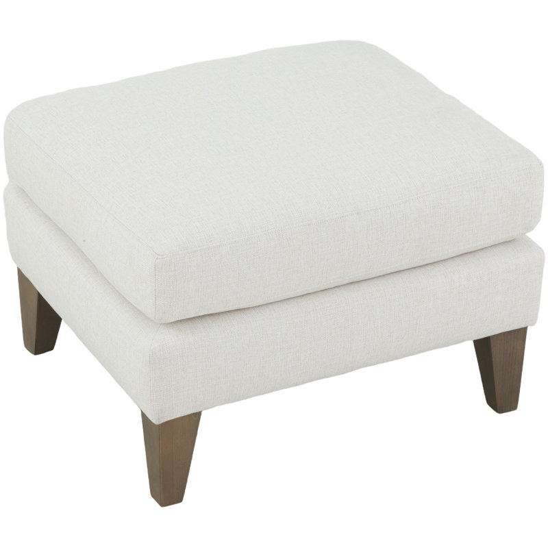 Dolce Ottoman, Almond Buff, 4850 Indigo