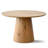 46"-83" Modern Extendable Pedestal Dining Table Set With Upholstered Open-Back Chairs, Round To Oval Kitchen Dining Set For 4-8-698599394-698599397