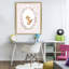 Cadre flottant Spring Gingham Duckling, design par Christine Simpson Art-1041260746-1041260745