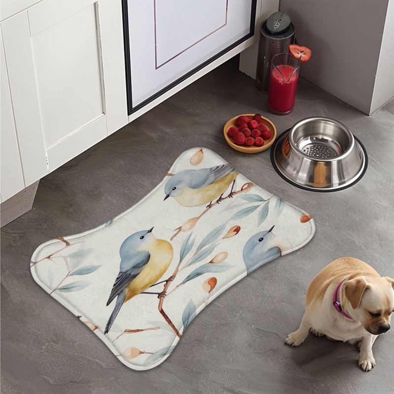 Tapis d'alimentation en forme d'os 1 pièce
