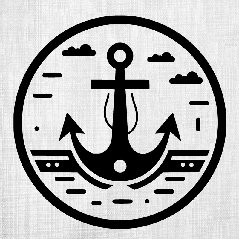 Nautical Sea Life_428 - Coussin décoratif avec coussin décoratif, H 14 po x l 14 po