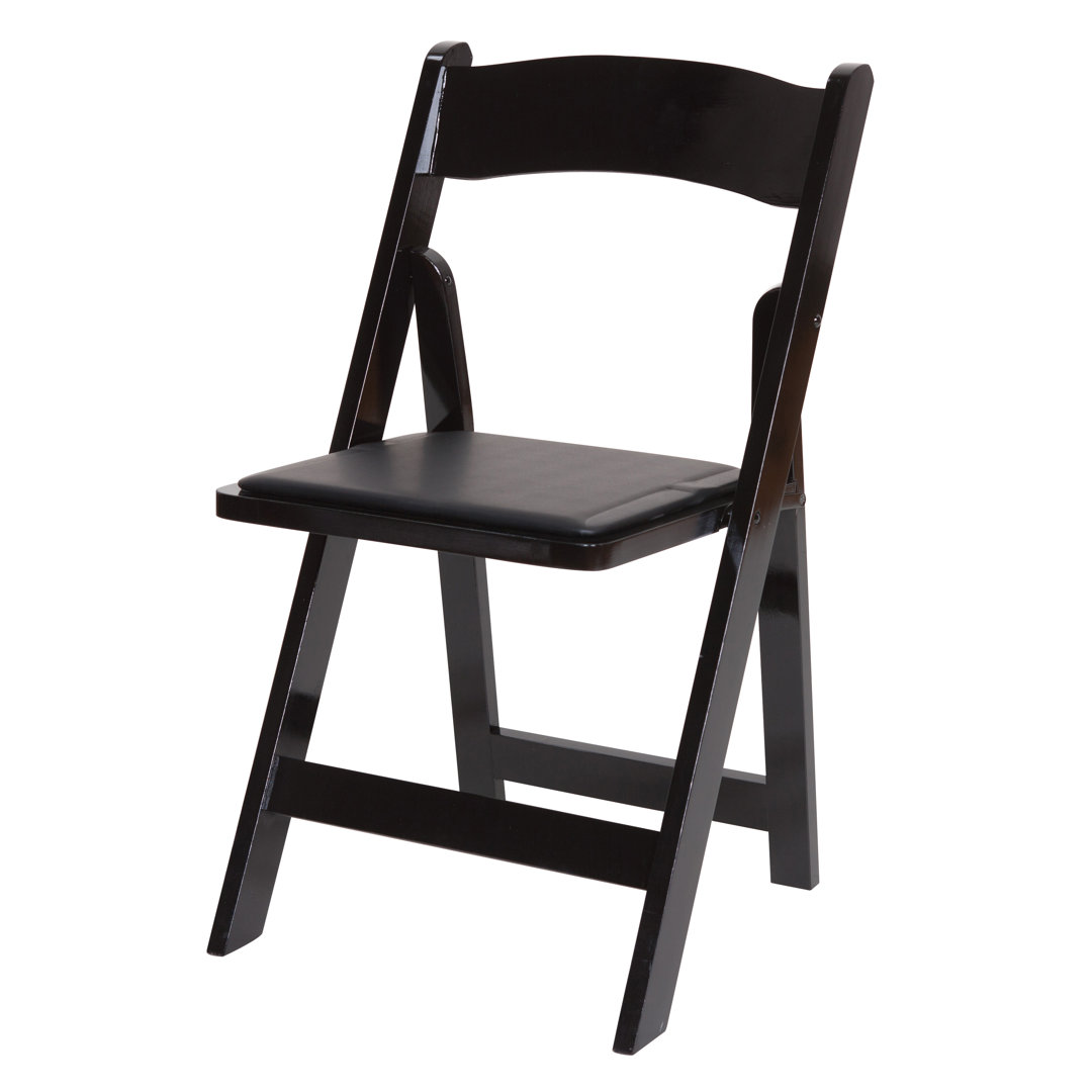 Vinyl Padded Stackable Folding Chair Folding Chair Set (Set of 4) PRE Sales