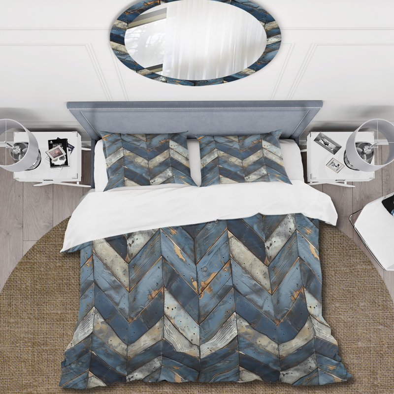 Ensemble de housse de couette Farmhouse, Housse de couette très grand + 2 taies décorativ