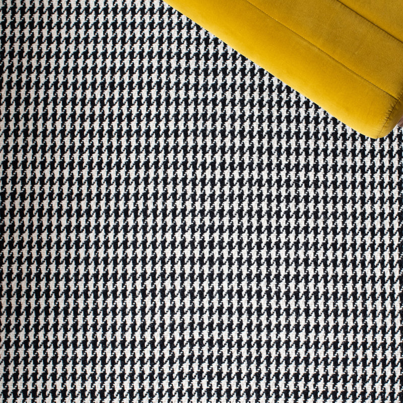 Tapis en laine et coton tissé à la main Nelya, Tapis de couloir 2 pi 3 po x 5 pi