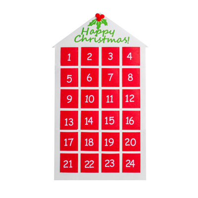 Hanging Felt Fill Your Own Advent Calendar - House