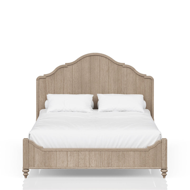 Panel Bed With Transitional Casual Design